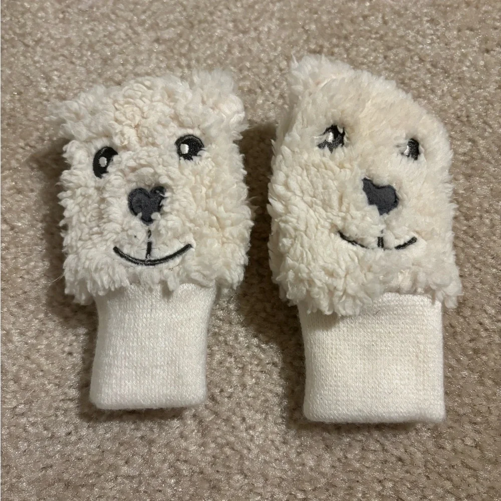 GAP Baby LOT Cream Fleece Hoodie and Onesie